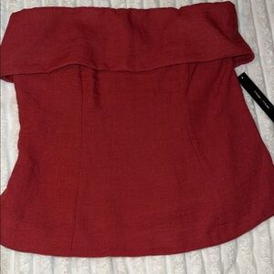 Moa Moa Scarlet Off-Shoulder Blouse